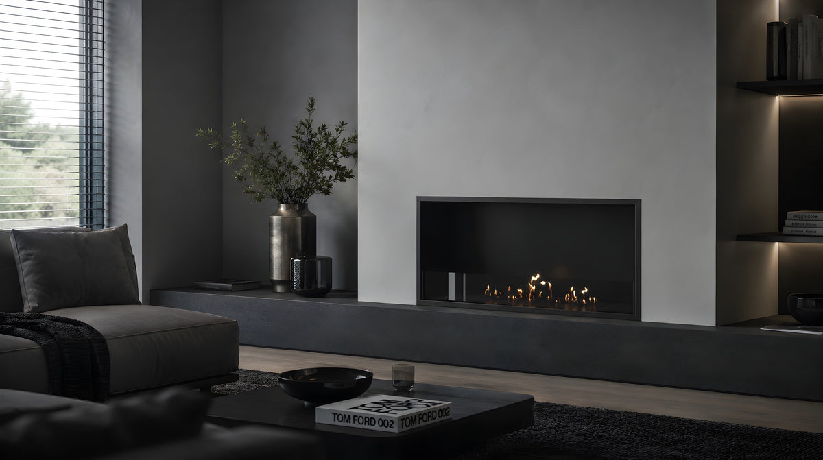 Wild Flame Selected einseitiger Bioethanol-Einbaukamin 90 cm – Bild 2