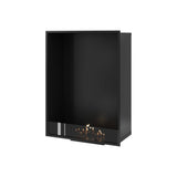 Selected verticale enkelzijdige bio-ethanol inbouwhaard – 80 x 100 cm | Wild Flame