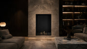 Wild Flame Selected verticale enkelzijdige bio-ethanol inbouwhaard 80 x 120 cm – sfeerfoto
