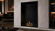 Wild Flame Selected verticale enkelzijdige bio-ethanol inbouwhaard 80 x 140 cm – sfeerfoto