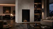 Wild Flame Selected verticale enkelzijdige bio-ethanol inbouwhaard 80 x 140 cm – sfeerfoto