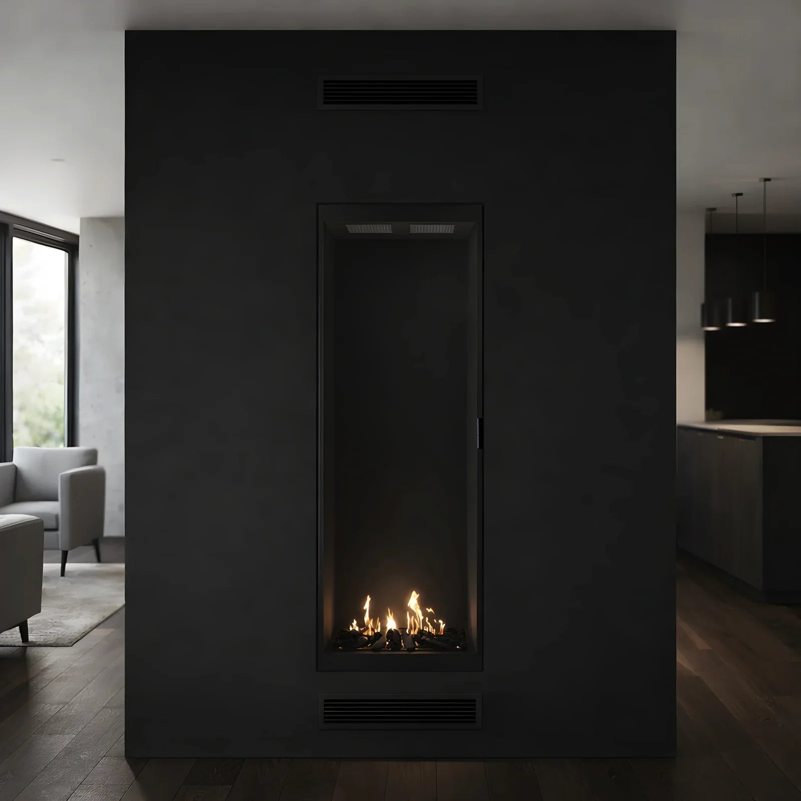 Selected Vertical Single-Sided Full Glass 60 x 120 cm