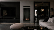Wild Flame Selected verticale enkelzijdige bio-ethanol inbouwhaard – volglas – 60 × 120 cm – afbeelding 3