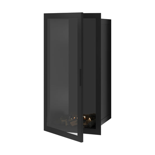 Wild Flame Selected verticale enkelzijdige bio-ethanol inbouwhaard – volglas – 60 × 140 cm – productfoto