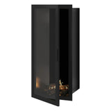 Verticale Bio-ethanol Inbouwhaard Selected Enkelzijdig – Volledig Glas – 60 x 180 cm | Wild Flame