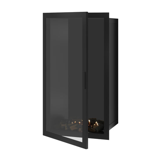 Wild Flame Selected verticale enkelzijdige bio-ethanol inbouwhaard – volglas – 70 × 140 cm – productfoto