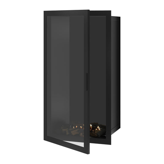 Wild Flame Selected verticale enkelzijdige bio-ethanol inbouwhaard – volglas – 70 × 160 cm – productfoto