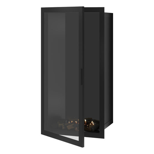 Wild Flame Selected verticale enkelzijdige bio-ethanol inbouwhaard – volglas – 70 × 180 cm – productfoto
