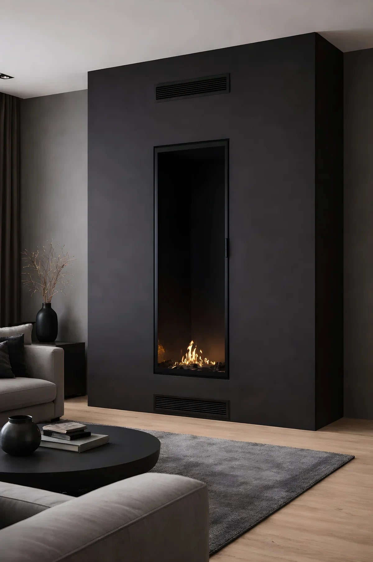 Selected Vertical Single-Sided Full Glass 70 x 120 cm