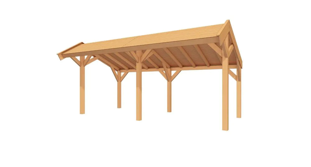 Douglas Kapschuur met Berging op Maat – Luxe Buitenverblijf met Pannendak