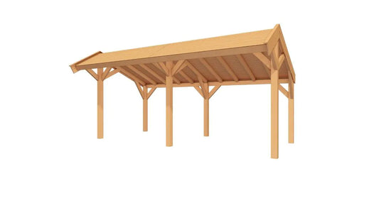 Douglas Kapschuur met Berging op Maat – Luxe Buitenverblijf met Pannendak