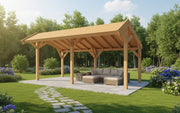 YARD Outdoor SUBLIME overkapping kapschuurdak 600x300 cm Douglas blank
