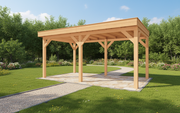 YARD Outdoor SUBLIME overkapping plat dak 500x350 cm Douglas blank