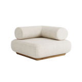 Hoekmodule buitenbank 1-zit van teak – Tatami Sofa | Jardinico