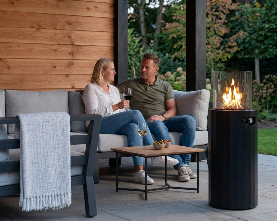Terrasverwarmer op Gasfles | Planika Terrashaard voor Buiten