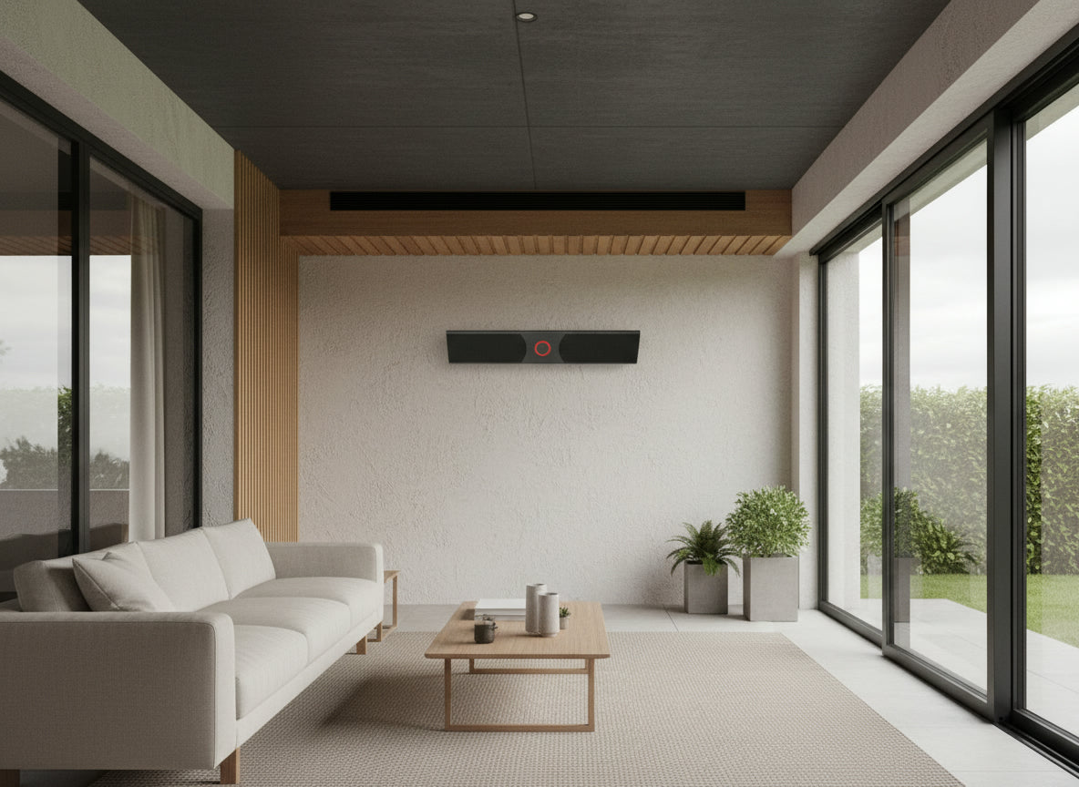Elektrische Infrarood Terrasverwarming Heater | Infralia – terrasverwarmer | sfeerfoto