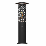 GlammFire Tyle Hyperion Gas Buitenhaard – Zwart Staal Ø70 x 215 cm