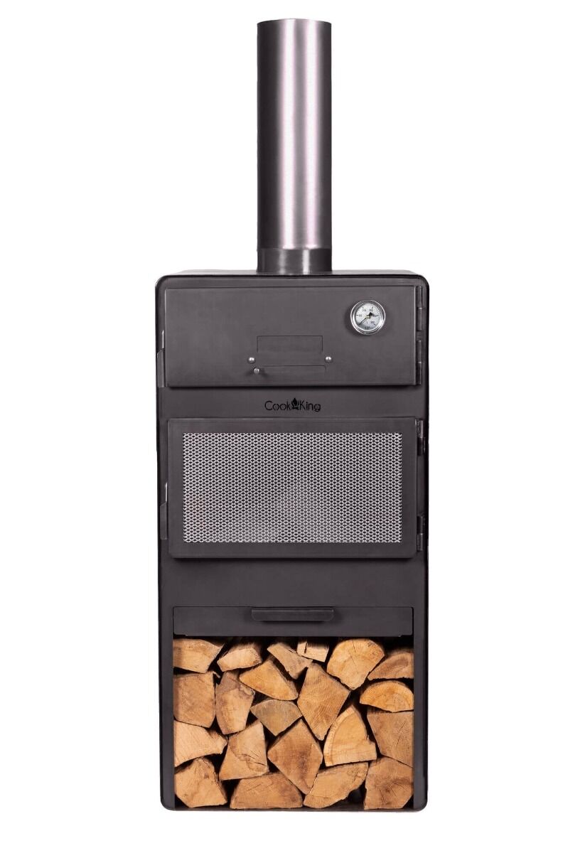 Tuinhaard met Pizza Oven | CookKing Vento Buitenhaard op Hout