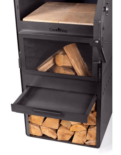 CookKing Tuinkachel VENTO met oven en dubbel gehard glas