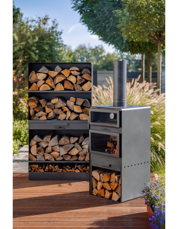 Tuinkachel VENTO met oven en dubbel gehard glas | CookKing – chiquebuitenleven5 | sfeerfoto