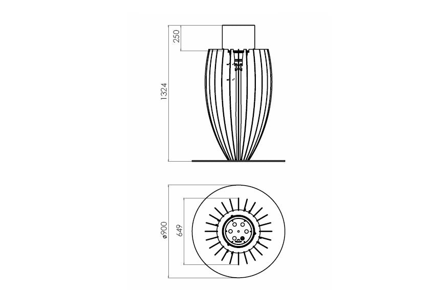 Tuli Design Bioethanol Haard | GlammFire