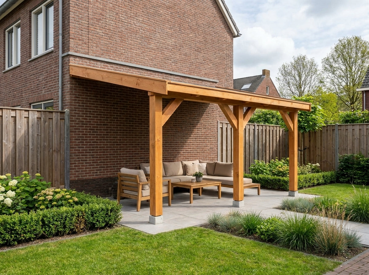 Douglas Houten Veranda – Luxe Bouwpakket | YARD Outdoor | Oblique Schuin Dak – schuindak 51848670839107