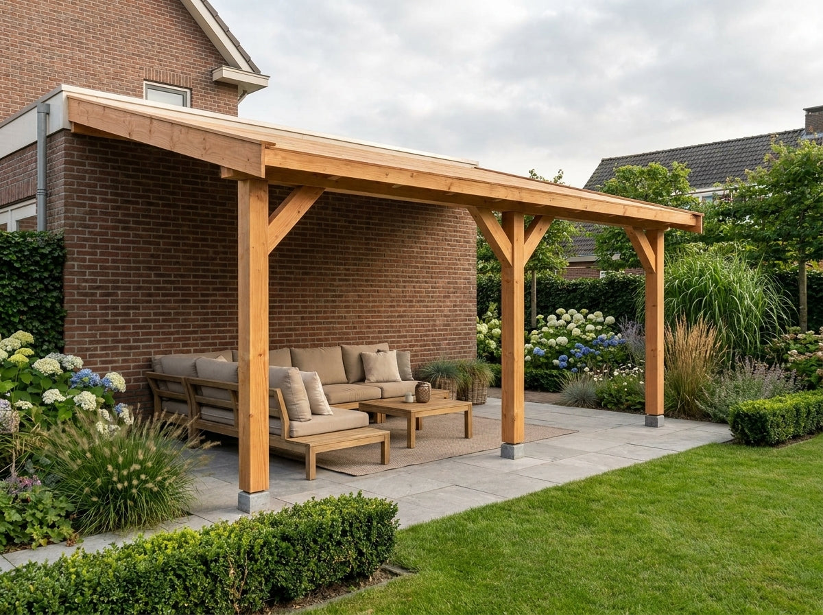 Douglas Houten Veranda – Luxe Bouwpakket | YARD Outdoor | Oblique Schuin Dak – schuindak 51848670904643