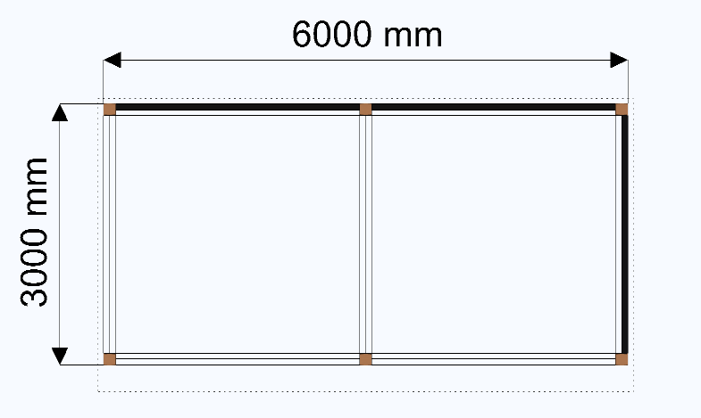 Douglas houten overkapping Sublime – 600x300 | YARD Outdoor