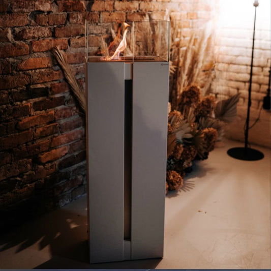 Vrijstaande Bio - ethanol Haard ROMEO – TÜV Gecertificeerd - Chique Buiten Leven - Kratki Bioethanol haard voor buiten