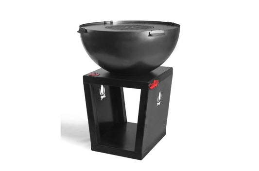 Vrijstaande CookKing vuurschaal BBQ grill Santos – 85 cm diameter, handgemaakt staal.