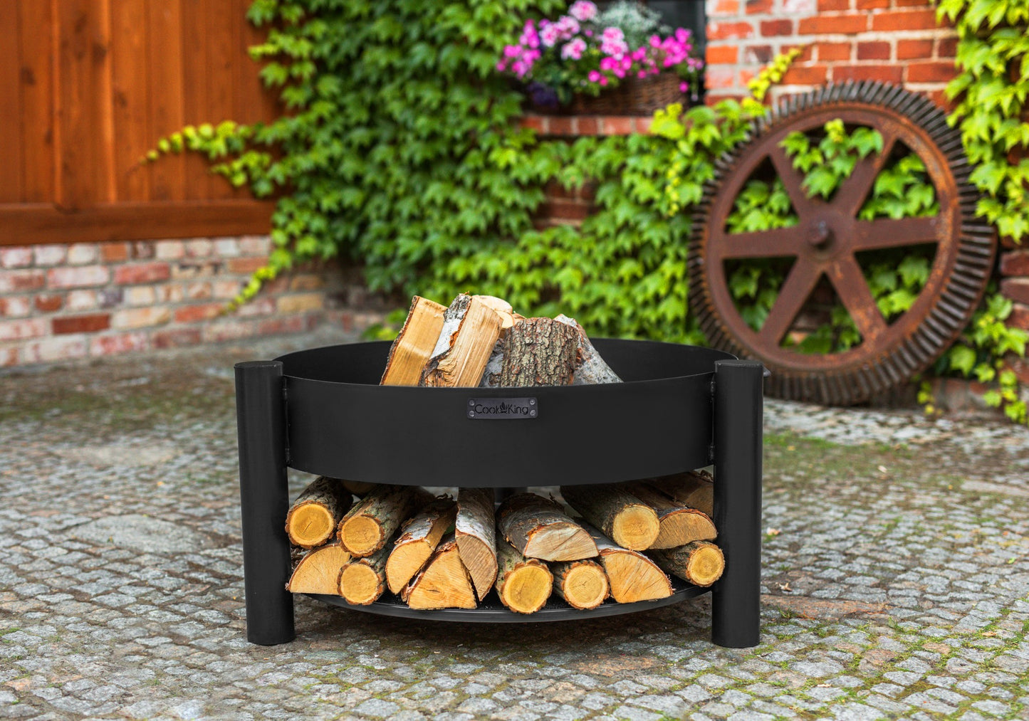 Vuurschaal Montana X 60 cm met grillrooster 50 cm | CookKing