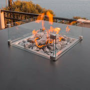 Vuurtafel voor Buiten – Luxe Gashaard Tafel - Slava Low - Chique Buiten Leven - Engasco - Vuurtafel