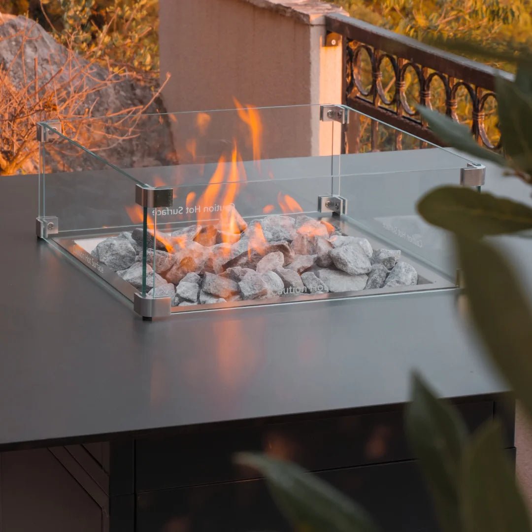 Vuurtafel voor Buiten – Luxe Gashaard Tafel - Slava Low - Chique Buiten Leven - Engasco - Vuurtafel