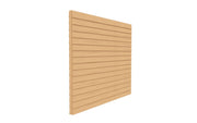 Wandmodule Grandiose Plat dak - achter/voor - 246x224cm - blank rabat - dubbelzijdig