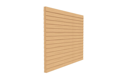 Wandmodule Grandiose Plat dak - achter/voor - 246x224cm - blank rabat - dubbelzijdig