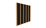 Achter/voor - 246x224cm - zwart rabat - Wandmodule Grandiose Plat dak
