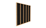 Wandmodule Grandiose Plat dak - achter/voor - 246x224cm - zwart rabat