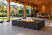 EcoSmart Fires Wharf | Grote Bio-ethanol Vuurtafel in Beton of Teak