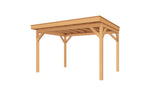 GRANDIOSE overkapping bouwpakket 400x270 cm Douglas blank YARD Outdoor