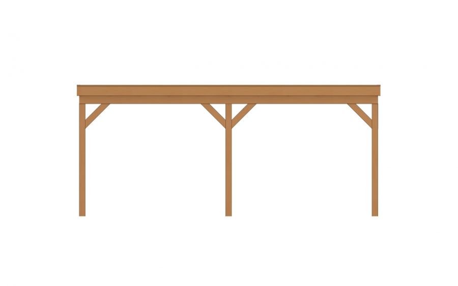 YARD Outdoor GRANDIOSE overkapping 600x270 cm Douglas blank