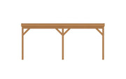 YARD Outdoor GRANDIOSE overkapping 600x270 cm Douglas blank