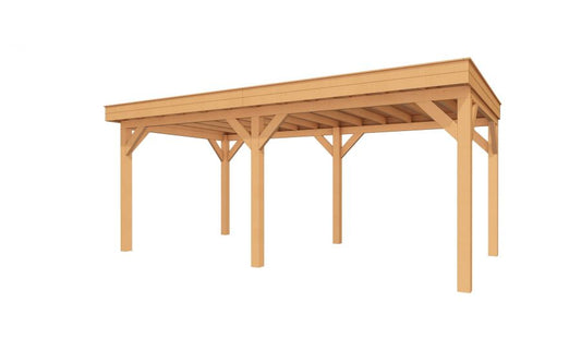 YARD Outdoor SUBLIME overkapping plat dak 600x300 cm Douglas blank