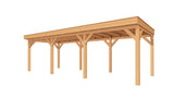 SUBLIME overkapping bouwpakket plat dak 800x300 cm Douglas blank YARD Outdoor