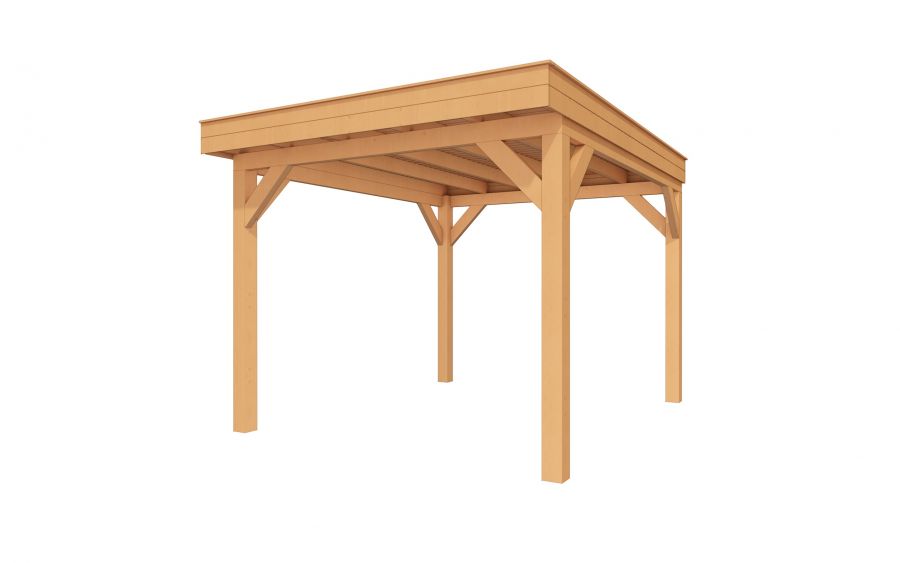 YARD Outdoor SUBLIME overkapping plat dak 300x350 cm Douglas blank