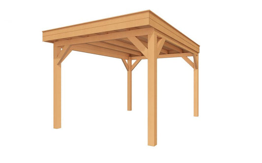 YARD Outdoor SUBLIME overkapping plat dak 300x400 cm Douglas blank