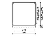 YARD Outdoor SUBLIME overkapping plat dak 300x400 cm Douglas blank