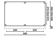 YARD Outdoor SUBLIME overkapping plat dak 500x400 cm Douglas blank