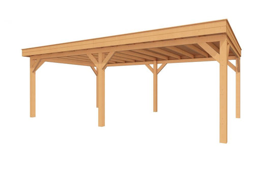 YARD Outdoor SUBLIME overkapping plat dak 700x400 cm Douglas blank