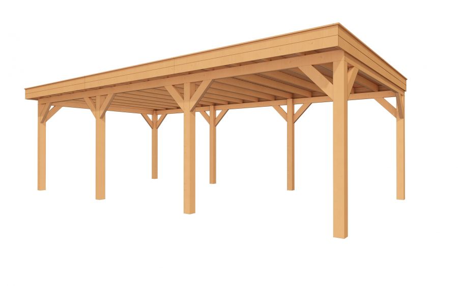 YARD Outdoor SUBLIME overkapping plat dak 800x400 cm Douglas blank