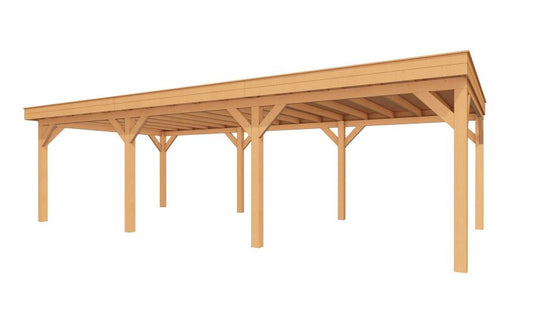 YARD Outdoor SUBLIME overkapping plat dak 900x400 cm Douglas blank